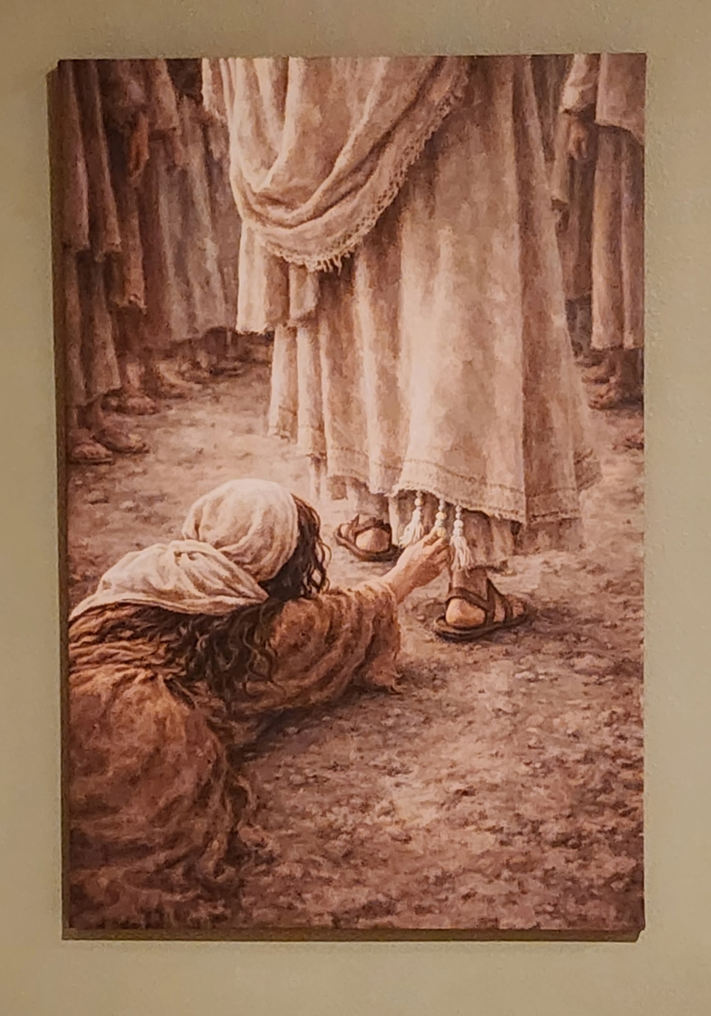 Hem of His Garment – Canvas 36×24 - Image 2