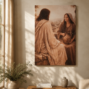 Woman at the well – Canvas 36×24